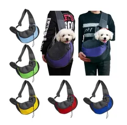 Torba przewoźnika dla zwierząt puppy przednie przenośne przewoźniki na ramię worki na ramię psa oddychające TOTE Outdoor Portable Pets Zabezpieczenia 6 kolorów YFA25511836860