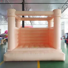 15x15ft 4.5x4.5m outdoor activities Inflatable Wedding Bouncer white birthday Jumper Bouncy Castle for adults and kids-G28