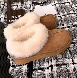 Ultra Mini Stiefel Senfsamen Tazz Hausschuhe Plattform Australien Schnee Designer Frau Dicke Sohle Echtleder Warme Winter Booties