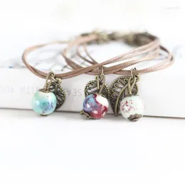 Strand Frauen Handgemachte Keramik Schmuck Paar Armband Einfaches und stilvolles Geschenk für Frauen #1097