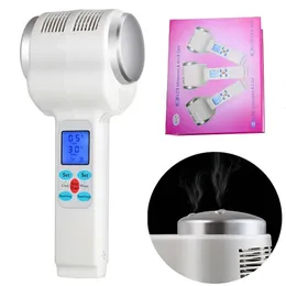 Rosto massageador martelo frio casa dupla cabeça colorido ultra-som beleza equipamentos levantamento rejuvenescimento da pele cuidados com o corpo 231123