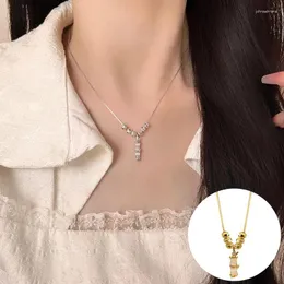 سلاسل 925 Sterling Silver Opal Necklace for Women Girl Bamboo Beads Design Jewelry Gift Birthday Drop