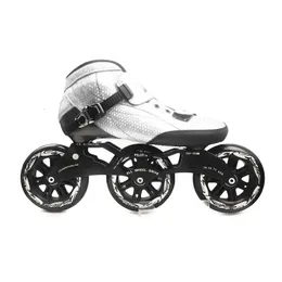 Inline Roller Skates Professional 125mm Big Wheel Speed ​​Patines for Long Distance Race Marathon Competiton 3125mm Pilot 3x125 Base 48 231122