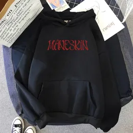 Sweats à capuche pour femmes Sweatshirts Maneskin Sweat à capuche 2023 Mode d'été Hommes surdimensionnés Femmes Hip Hop Mâle Quotidien Harajuku Lâche Polaire Pulls à capuche