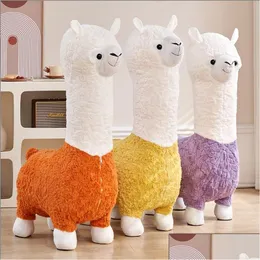 Living Room Furniture Alpaca Stool Balcony Cartoon Shoe Change Childrens Casual Action Figure Sitting Seat Drop Delivery Home Garden Dhauz