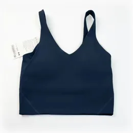 2023 Hot Sell Yoga Fitness LL Logo Tank Top Vacker Align Yoga Sport High Impact Fitness Seamless Top Gym Women Active Wear Yoga Workout Vest Sports Tops Style Style