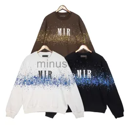 Heren Hoodies Sweatshirts 2022 Heren Designer Heren Dames Stylist Zwart Wit Groen Kleur Mode Splash Inkt Letter Print Truien High Street