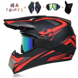 サイクリングキャップマスクは3ピースのギフトオートバイヘルメット子供オフロードバイクダウンヒルAM DH Cross Motocross Casco 231122