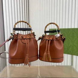 borse firmate borse da donna borsa a secchiello da donna borsa a tracolla in bambù portatile portafoglio moda borse a tracolla da donna in tinta unita 230420
