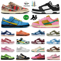 2024 Designer OG Low Platform Buty do biegania PANDA Skate Sneakers Big Size 13 Jarritos Freedy Krueger Triple Pink BE 1 z One The PowerPuff Girls Duncks Treners