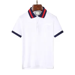 Męskie koszulki polo projektant mody marka wiosna jesień koszulka z długim rękawem mężczyźni Pure Color przystojny podkład jedwabna bawełna Polo Shirs m-3xl