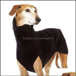 Hundkläder levererar husdjur hem trädgård s-5xl greyhound kläder vinter hösten turtleneck kappjacka farao hound great dane plove232s