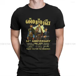 Męskie koszulki The Good Bad and Brzydki 54. rocznica 1966 2023 Dziękuję Tshirt Clint Eastwood za krasę koszulkę dolarów kowbojskich