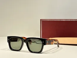 Novos óculos de sol de designer de luxo da marca vintage para homens homens homens enzo estilo retângulo uv400 lentes de proteção retro yewear de alta qualidade roupas de sol vêm com caixa nice