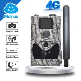 Camere da caccia Boly BG584 4G Wireless Cloud Service Support 24 MP Invisible Night Vision 90ft Sounds Game Game PO Traps 231123