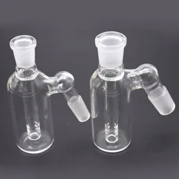 En ucuz cam kül yakalayıcı bong 14mm 18mm dab teçhizat nargile aksesuar kesimler difüzör duş başlık perc kül yakalayıcılar kalın pyrex bubbler sigara boru 2pcs