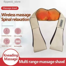 Massaging Neck Pillowws Shoulder and neck massager Cervical spine massager Trapezius muscle lumbar back neck shoulder kneading massage pillow Q231123