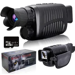 Telescopes Monocar Night Vision Device 1080p HD Infrared 5x Digital Zoom Hunting Telescope Outdoor Day Dual Use 100 Darkness 300M Drop DHDWJ