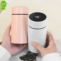 Ny 200 ml Temperatur Display Smart Thermos Water Bottle Intelligent rostfritt stål Vakuumkolvar Termoser Kaffekopp