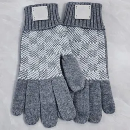 Men Women Glove L Designer Finger Cashmere Winter Gants Warm Handschuh Fashion Guantes Brand Gloves