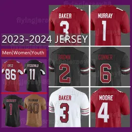 Kyler Murray Pat Tillman Football Jersey Rondale Moore Budda Baker Arizonas Marquise Brown Larry Fitzgerald James Conner Zach Ertz Cardinal Trey McBride Josh Woods