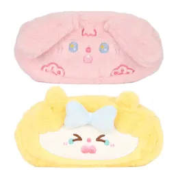 Cosmetic Bags Cases Cartoon Makeup Bag Easy To Clean Multifunctional Cute Pencil Case Lightweight and Portable Soft Plush Zipper Design for Travel 231122