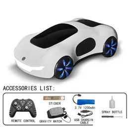Andere Elektronik 2.4G cooles RC-Drift-Stunt-Autospielzeug mit Sprühlicht für Kinder, klanggesteuerte Fernbedienung, Radio-Drop-Lieferung DHFA8