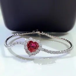 سوار Queen Heart Ruby Diamond Bangle Bangle