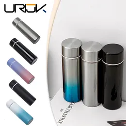 Water Bottles Urijk 150ML Thermos Bottle Mini Cute Coffee Vacuum Flasks Portable Stainless Steel Travel Drink Thermoses 231123