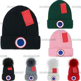 Дизайнерская шапка вязаная шапка шерстяные зимние шапки для мужчин голова теплая мягкая утолщенная шапка из искусственного меха с помпоном череп модная сплошная цветная капелло женская лента с манжетами на полях ga030
