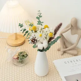 Dekorativa blommor växter naturliga glöm mig inte rosor torkad instagram dekoration salong maison luxe bröllop dekoration hem mödrar dag