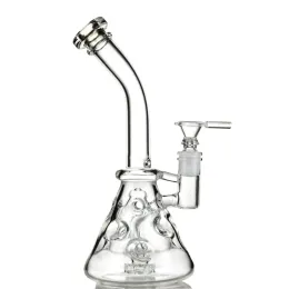 9 inç İsviçre perc fab yumurta beher nargile cam bong duş başlık percolator dab teçhizat geri dönüşüm bongs petrol kuleleri dabber su boruları Clear bj