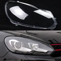 Front Lamp Shade Lamp Headlight Mask Headlights Shell Lampshade Cover Lens Glass For Volkswagen VW Golf 6 Xenon GTI 2010-2013