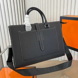 Дизайнерская сумка для ноутбука портфель мужские портфели на искренних кожаных сумочках на плечах сумочка с высокой емкостью 231123