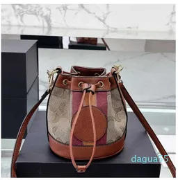дизайнерские роскошные сумки на плечо, сумка-сумка, мини-ведро, женская новая модная классическая сумочка