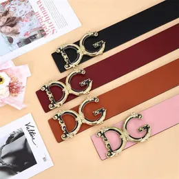 20% Rabatt auf Designer -Netizen New Damen Wide Belt Modebriefnuckle 7cm Cover vielseitige Dekoration mit Kleidungs Taillenbändern