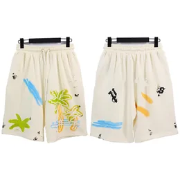 Shorts Palms Mens Womens Designer Coconut Tree Alphabet Printed Casual Summer Beach Clothing