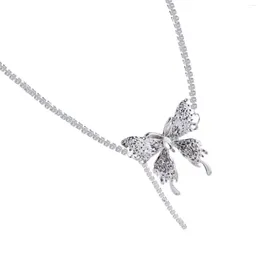 Колье-кулон в виде бабочки, ожерелье в форме женского декора, ювелирные изделия для подарка на день рождения, годовщину