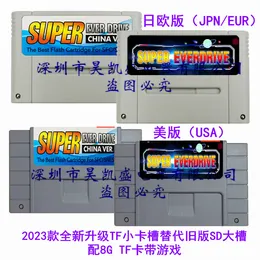 Drives Hard Technology Super 800 w 1 Pro Remix Game Karta dla SNES 16 -bitowa konsola gier wideo Super Everdrive Case 230713