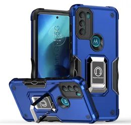 Flag Rugged Defender Cealid Cose Anti-Slip Pierścień Stojak dla Moto G Power 5G Stylus 2023 Edge Plus X30 20 Pro Lite E7 E20 G71 G31 G41 G51 G52 G42 G32 G22 G60 G50 G200 G10