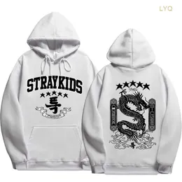 Herren Hoodies Sweatshirts 2023 New Stray Kids 5 Star Hoodie Y2k Fashion Dragon Pattern und Damen Sweatshirt Korean Street Hip Hop EIKW