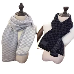 Inverno novos cachecóis de lã quente malha masculina high-end gravata versátil grade 180*30cm