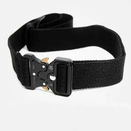 Belts Men's Canvas Belt Luxury Black Buckle Outdoor Hunting Multi Function Marine Corps For Nylon