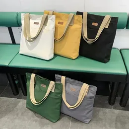 Akşam çantaları sanat tuval çantası tek omuz büyük kapasiteli ortaokul ortaokul okul sonrası ders günleri crossbody ins rüzgar tote