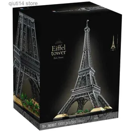 Block Block 10001 PCS Stora Eiffel Tower Building Blocks Bricks Kids Birthday Christmas Gifts Toy Compatible 10307 10181 17002 i Stock T2311