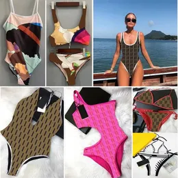 Мода Женщины купания сексуальные девушки для купания костюма Текстиль летние купальные костюмы пляжные бикини дизайнерские буквы