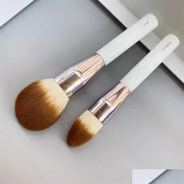 Makeup Brushes Lm The Powder Foundation - Soft Synthetic Hair Large Flawless Finish Cream Liquid Cosmetics Beauty Tools Drop Deliver Dhxwg