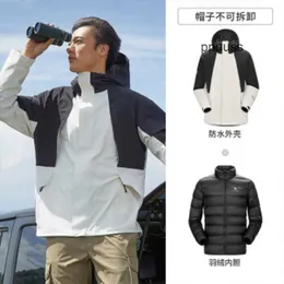 Deve Arcterys Ceketler Tasarımcı Katlar Rüzgar Popsası ve Su Geçirmez Açık Hava Giyim Panda Serisi Kanıtı Ceketli Kadın Ceket Peluş Kalın Dağcı SU