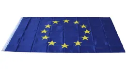 Aerlxemrbrae Flaga Duża Flaga Udziału Europejskiego 90150 cm Euro Flaga Europy Superpolyester emblemat Rady Europy9550841