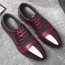 Dress Shoes Former PU Leather Shoes for Men Lace Up Oxfords Wedding Shoes for Male Dress Shoes for Party Zapatos Para Hombre De Vestir 231122